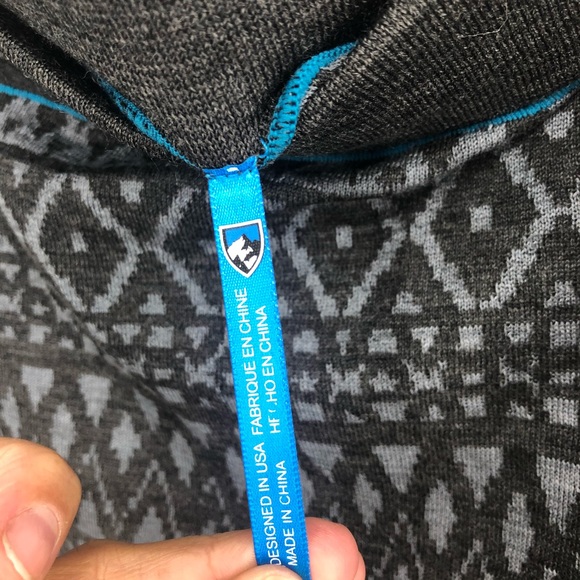 Kuhl Adrianna merino wool print sweater skirt XL - Picture 4 of 6